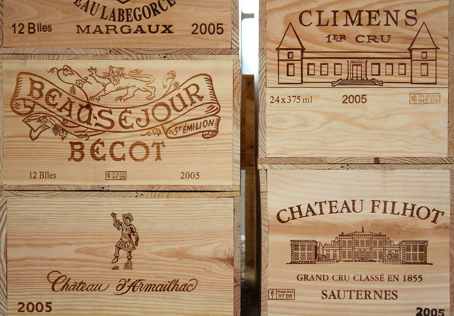 Bordeaux 2005 kisten