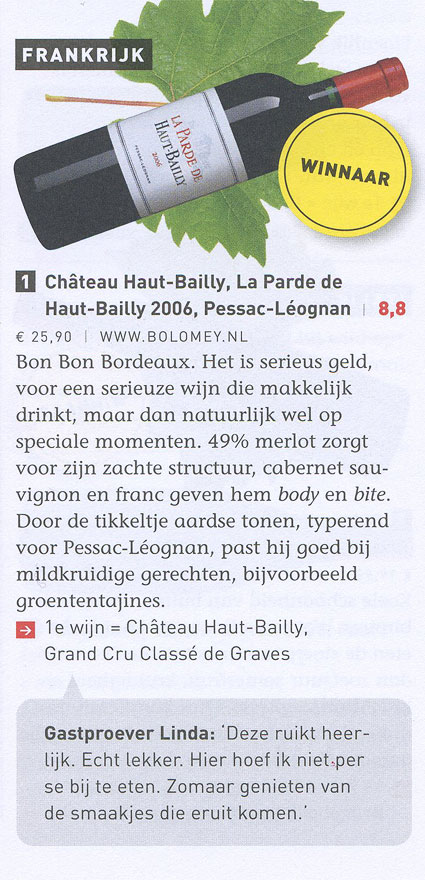 La Parde de Haut-Bailly 2006