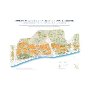 Poster van Bordeaux: The Central Medoc Terroir