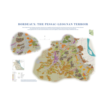 Poster van Bordeaux: The Pessac-Leognan Terroir