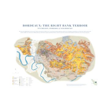 Poster van Bordeaux: The Right Bank Terroir